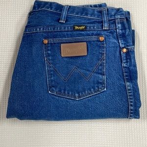 Vintage Blue Denim Wrangler Jeans